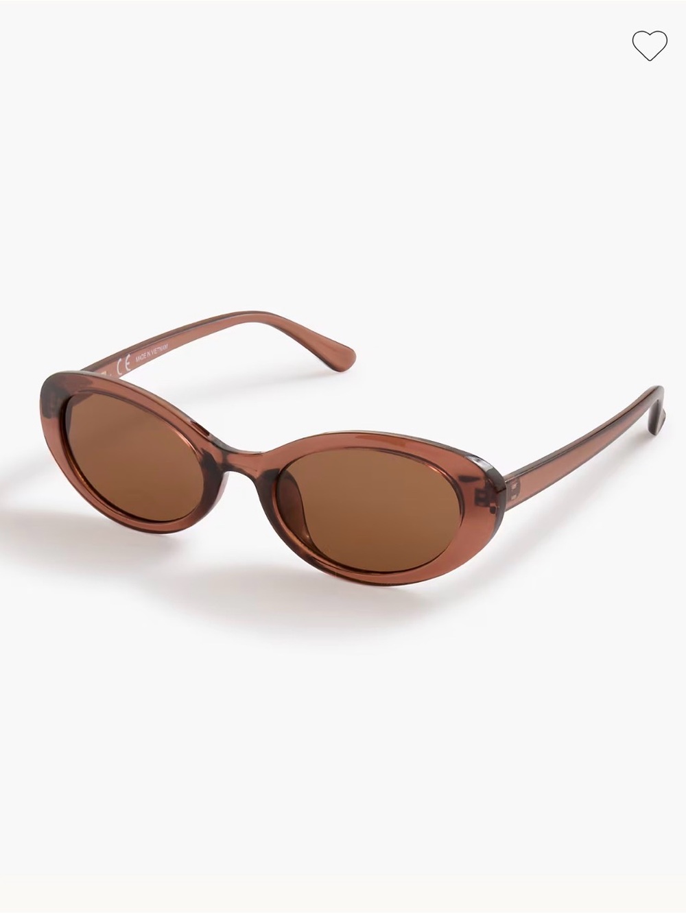J.CREW Factory Almond Oval Sunglasses